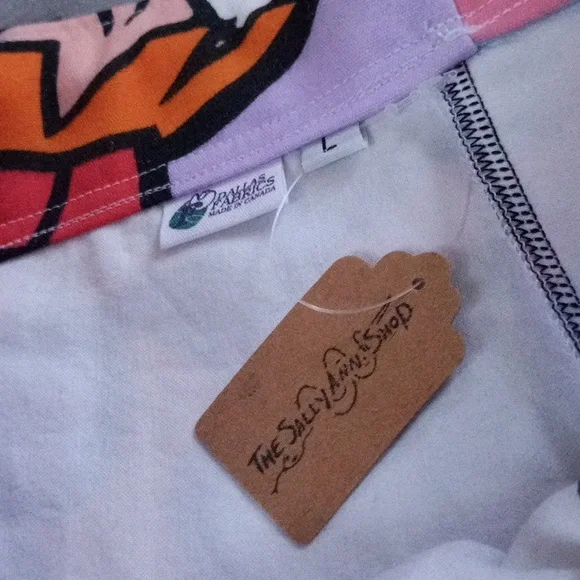 Vintage Boom Box Benny's "Power Puff Girls" Custom Patchwork Shorts – UNISEX - Picture 6 of 8